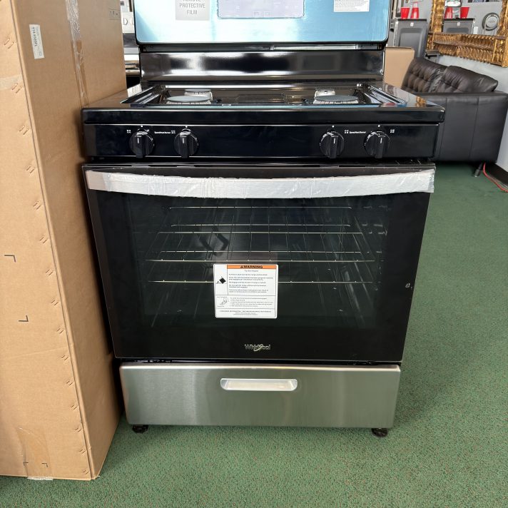Whirlpool 30'' Freestanding Gas Range with Broiler Drawer - Stainless Steel