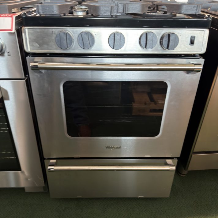 Whirlpool - 3.0 Cu. Ft. Freestanding Gas Range - Stainless Steel