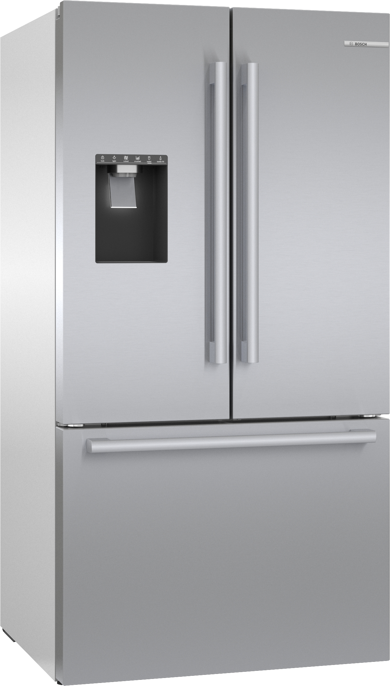 BOSCH 500 Series French Door Bottom Mount Refrigerator 36'' Stainless steel