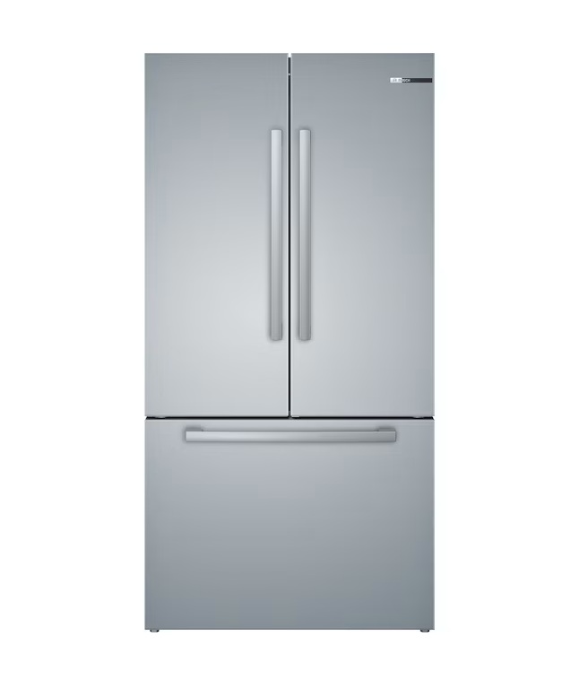 Bosch 800 Series 36 Inch Wide 20.8 Cu. Ft. Energy Star Certified French Door Refrigerator with MultiAirFlow and VitaFreshPro