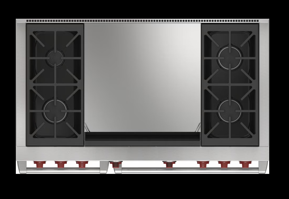 Wolf 48" Dual Fuel Range - 4 Burners and Infrared Dual Griddle - Image 2