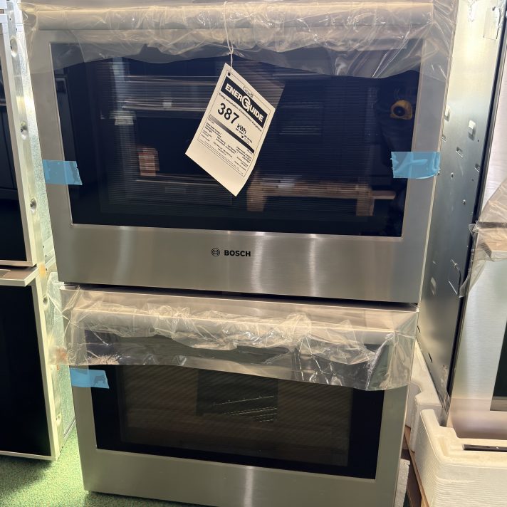 Bosch - Benchmark Series 30" Built-In Double Electric Wall Oven with True Convection - Stainless Steel