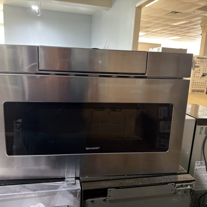 Sharp - 1.2 Cu. Ft. Built-in Microwave Drawer with Sensor Cooking - Stainless Steel