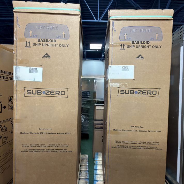 Sub-Zero Designer Series 60'' Side-by-Side Column Set with 30 Inch Refrigerator and 30 Inch Freezer Panel Ready