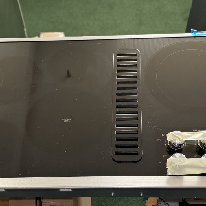 KitchenAid- 36" Electric Downdraft Cooktop with 5 Elements