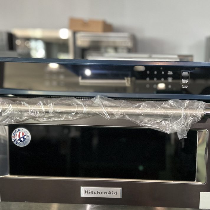 KitchenAid - 1.4 Cu. Ft. Built-In Microwave - Black Stainless Steel