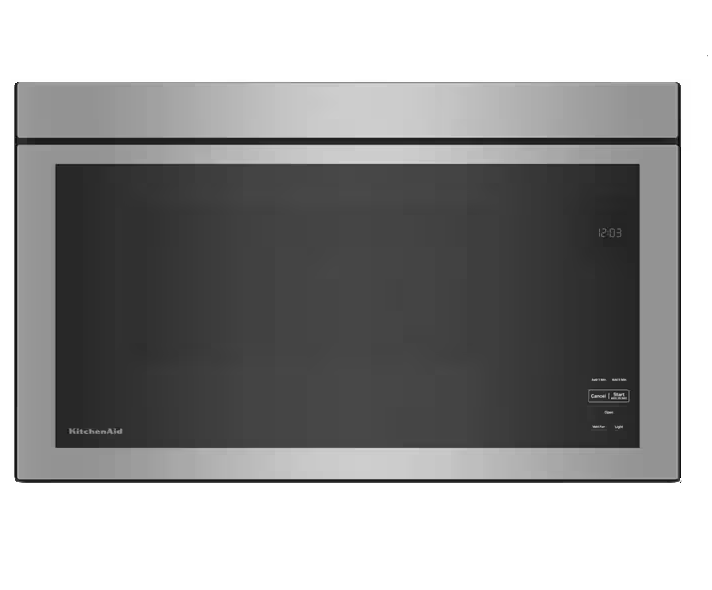 KitchenAid Over-The-Range Microwave with Flush Built-In Design and PrintShield Finish - Stainless Steel