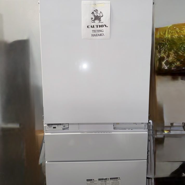 Monogram 36 Panel-Ready Premium Integrated Bottom-Freezer Refrigerator-Left Hinge