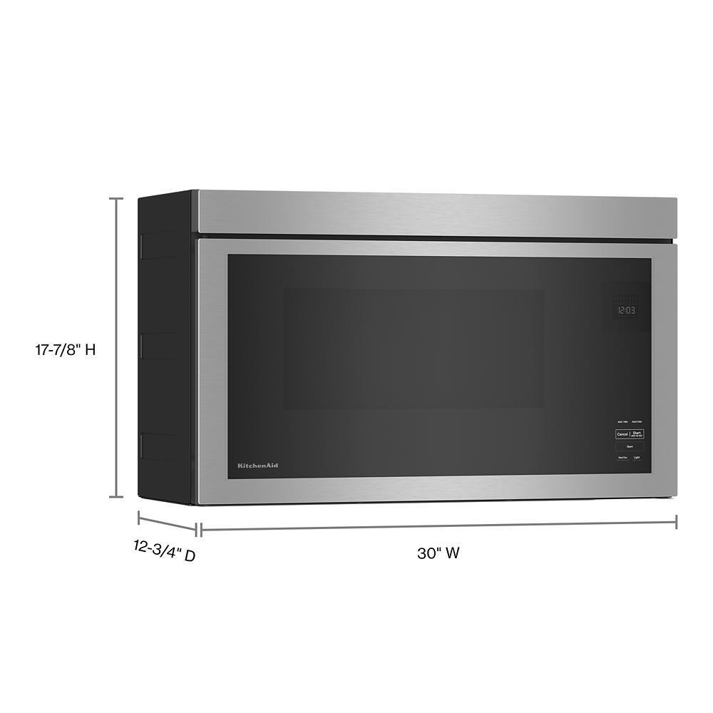 KitchenAid Over-The-Range Microwave with Flush Built-In Design and PrintShield Finish - Stainless Steel - Image 2