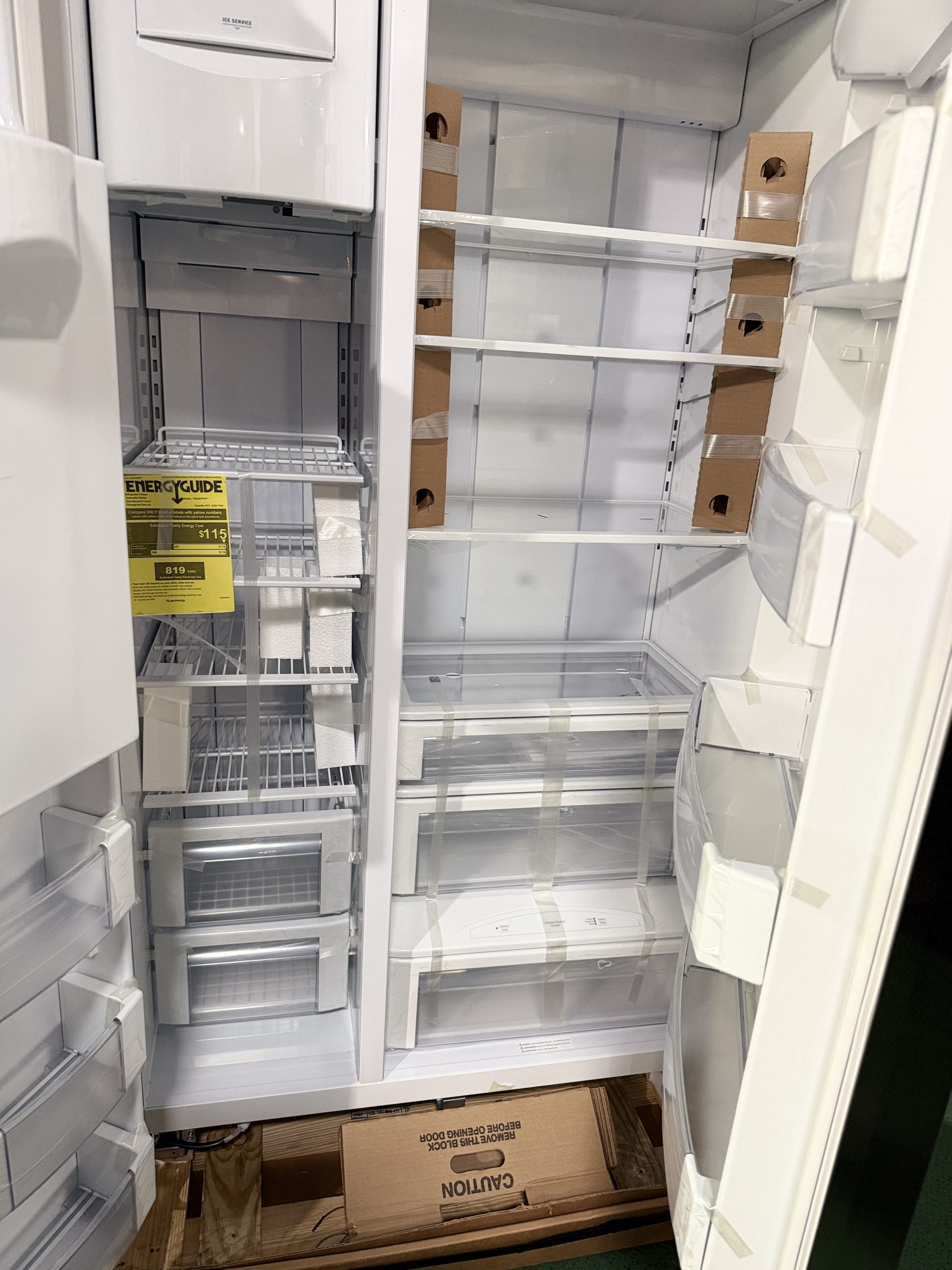 CAFÉ 48" Smart Built-In Side-by-Side Refrigerator with Hands Free Autofill Dispenser in Stainless Steel, Ice Filter - Image 2