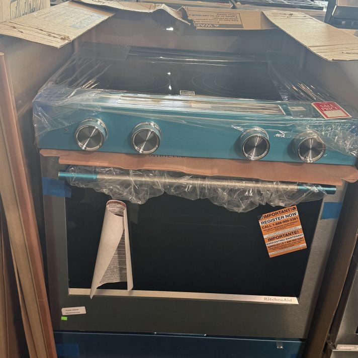 KitchenAid 30 Inch Slide-In Smart Electric Range