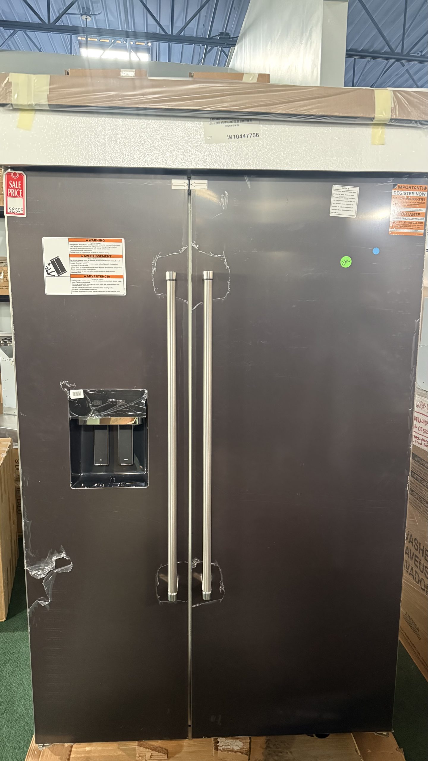 KitchenAid 48 Inch Built-In Side-by-Side Refrigerator