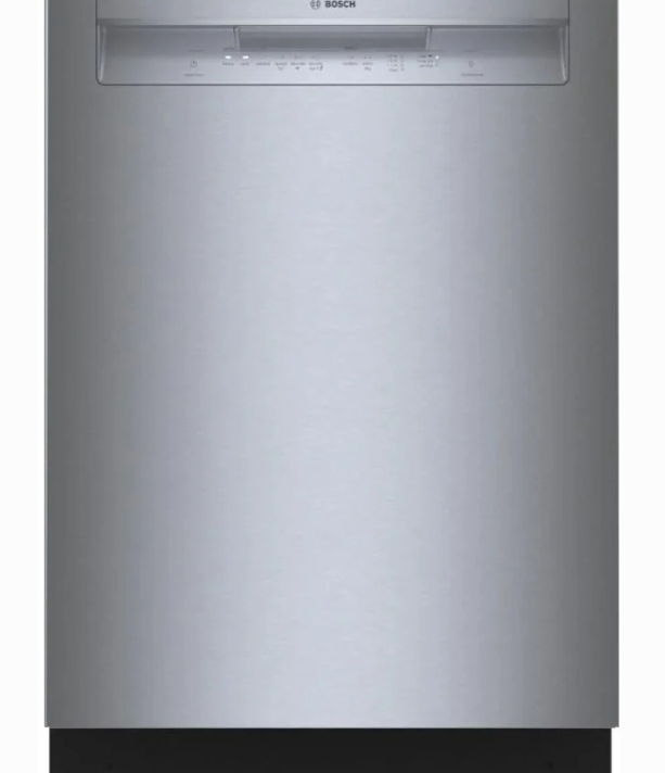Bosch 100 Series 24 Inch Full Console Built-In Smart Dishwasher