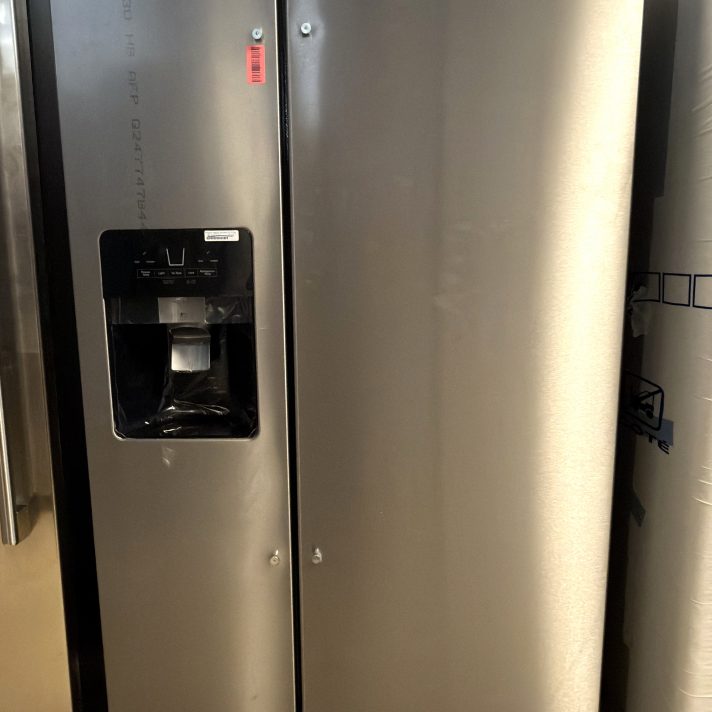 Whirlpool - 33 in. Wide 21 cu. ft. Side-by-Side Refrigerator with LED Interior Lighting - Stainless Steel