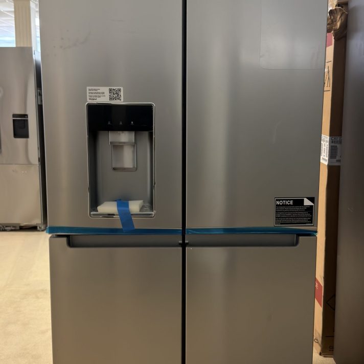 Whirlpool* 36 in. Wide 19 cu. ft. Counter Depth 4 Door Refrigerator with Ice Maker in Door - Stainless Steel