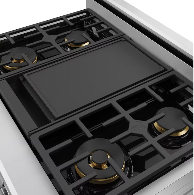 NEW IN BOX Thor Kitchen - 6.0 Cu Ft. Freestanding Dual Fuel Gas Range With 5 Burners - Stainless Steel - Image 5