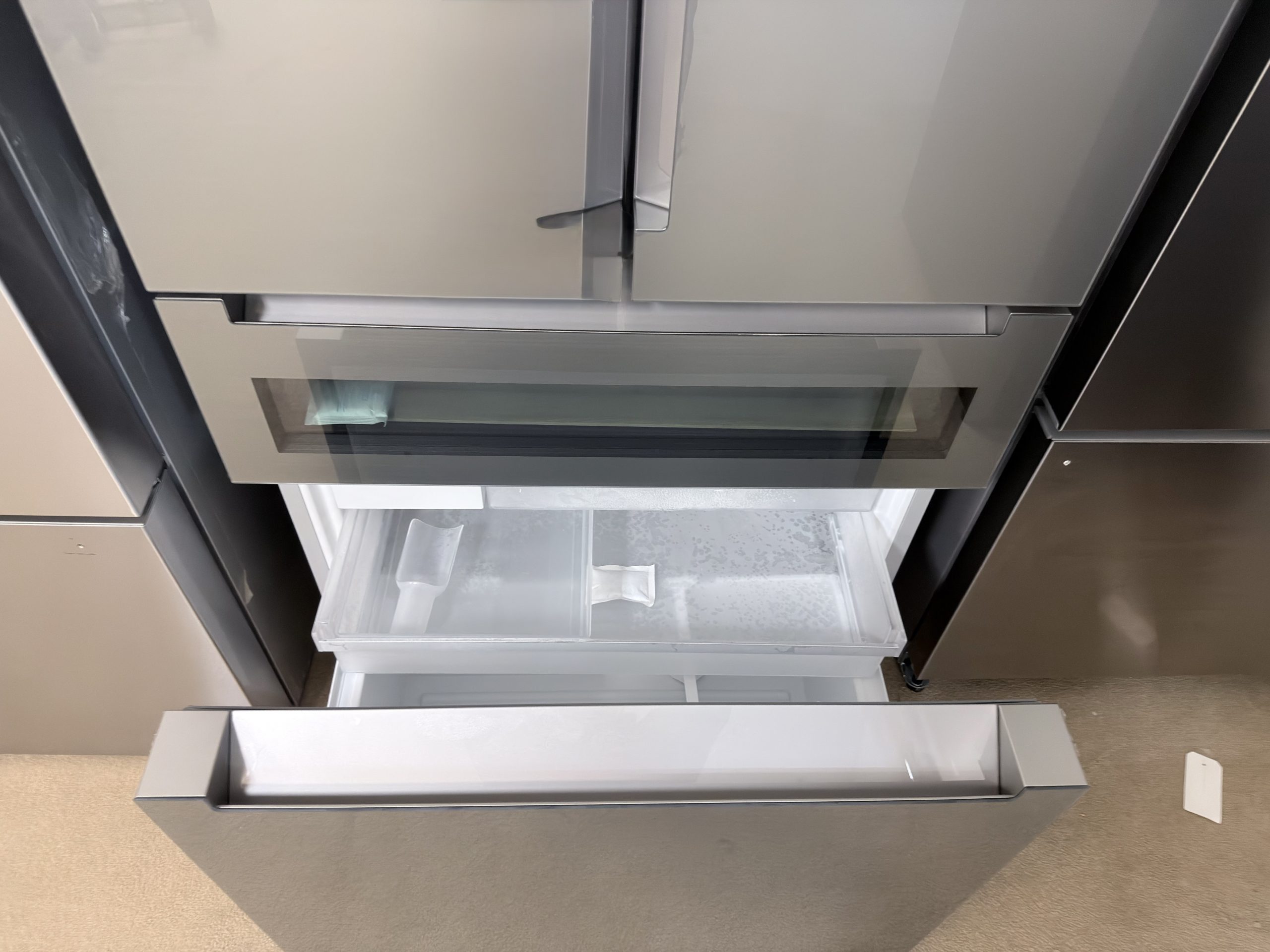 Bosch* 800 Series 36 in. Wide 20 Cu. Ft. 4-Door French Door Bottom Freezer Counter-Depth Smart Refrigerator - Stainless Steel - Image 5