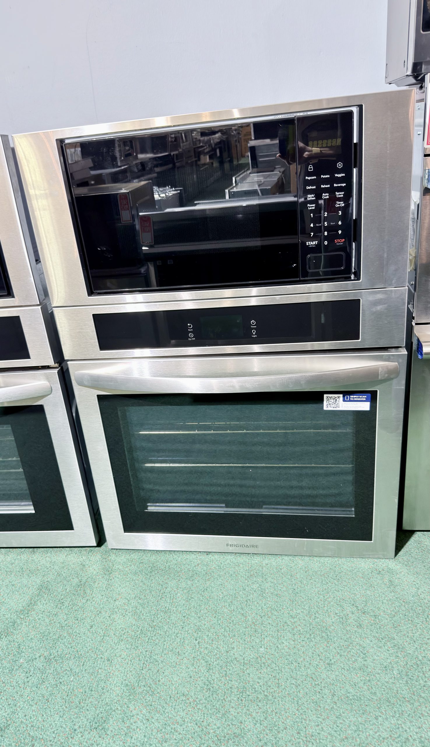 Frigidaire* 30" Electric Microwave Combination Oven with Fan Convection - Stainless Steel
