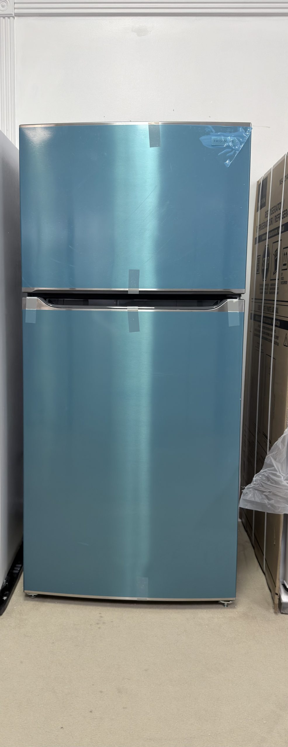 Frigidaire* - 30 in. Wide 18.3 Cu. Ft. Garage Ready Top Freezer Refrigerator - Stainless Steel