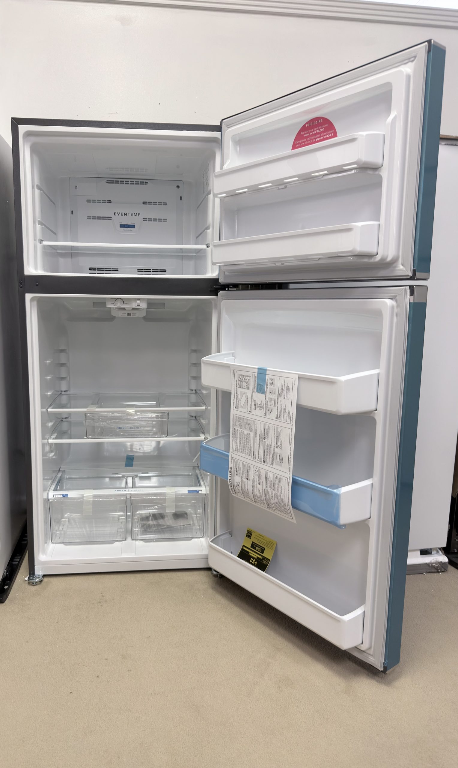 Frigidaire* - 30 in. Wide 18.3 Cu. Ft. Garage Ready Top Freezer Refrigerator - Stainless Steel - Image 2