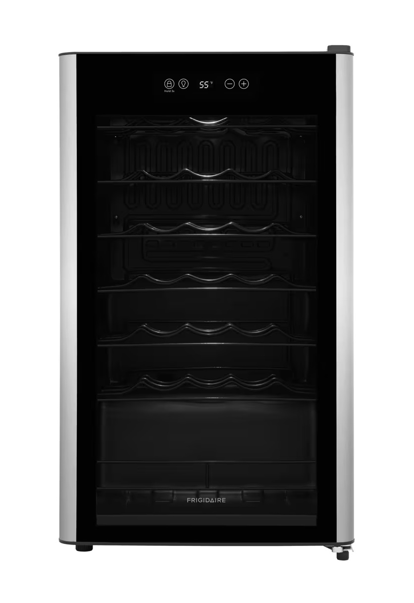 Frigidaire* 19.3-in W 34 -Bottles Black Freestanding Indoor Wine Cooler
