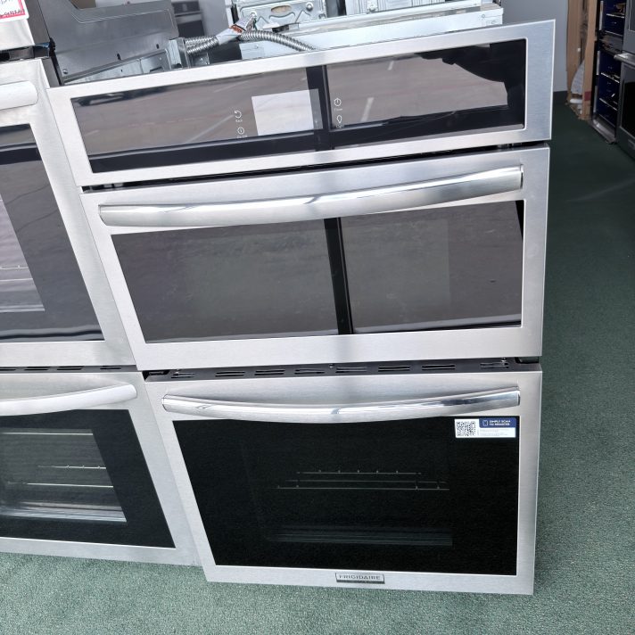 Frigidaire Gallery* 27 inch Self + Steam Cleaning Air Fry Microwave Wall Oven Combo ( Fingerprint Resistant Stainless Steel )