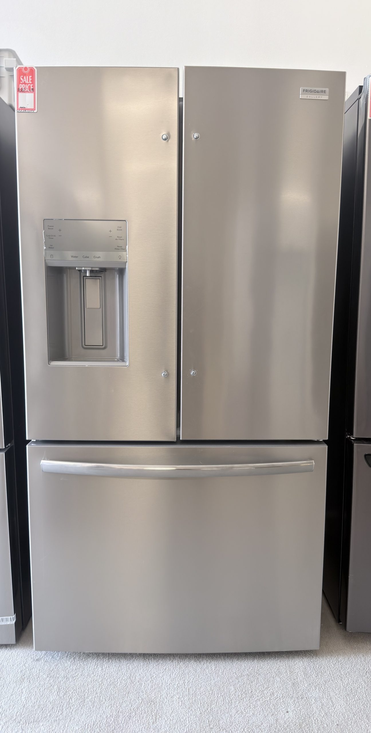Frigidaire Gallery* 36 in. Wide 27.8 Cu. Ft. French Door Refrigerator with Adjustable Temp Drawer - Smudge Proof Stainless Steel