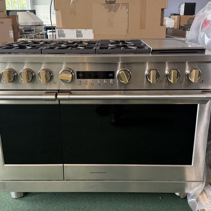 Monogram* Statement Series 48 Inch Freestanding Professional Dual Fuel Smart Range