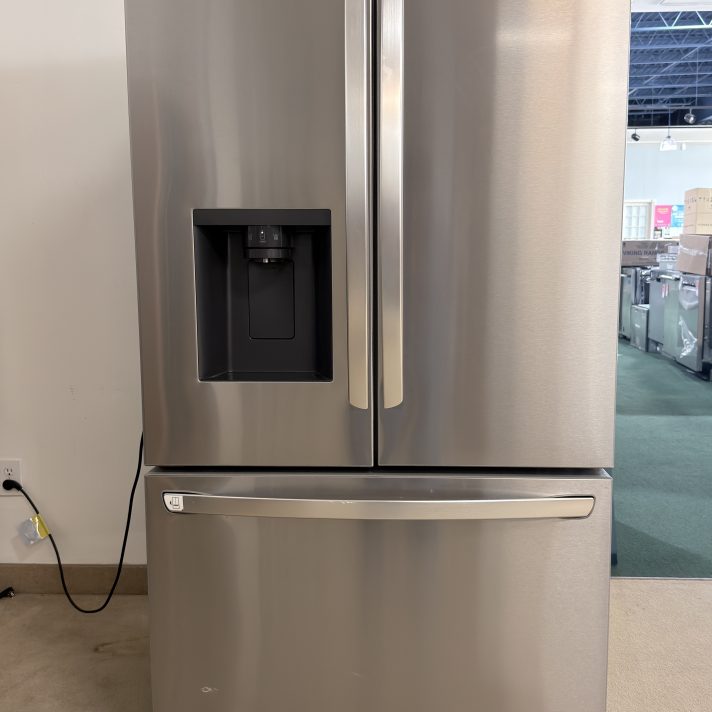 LG* Counter-Depth MAX 25.5-cu ft 36-in Wide with Dual Ice Maker PrintProof Stainless Steel ENERGY STAR Certified