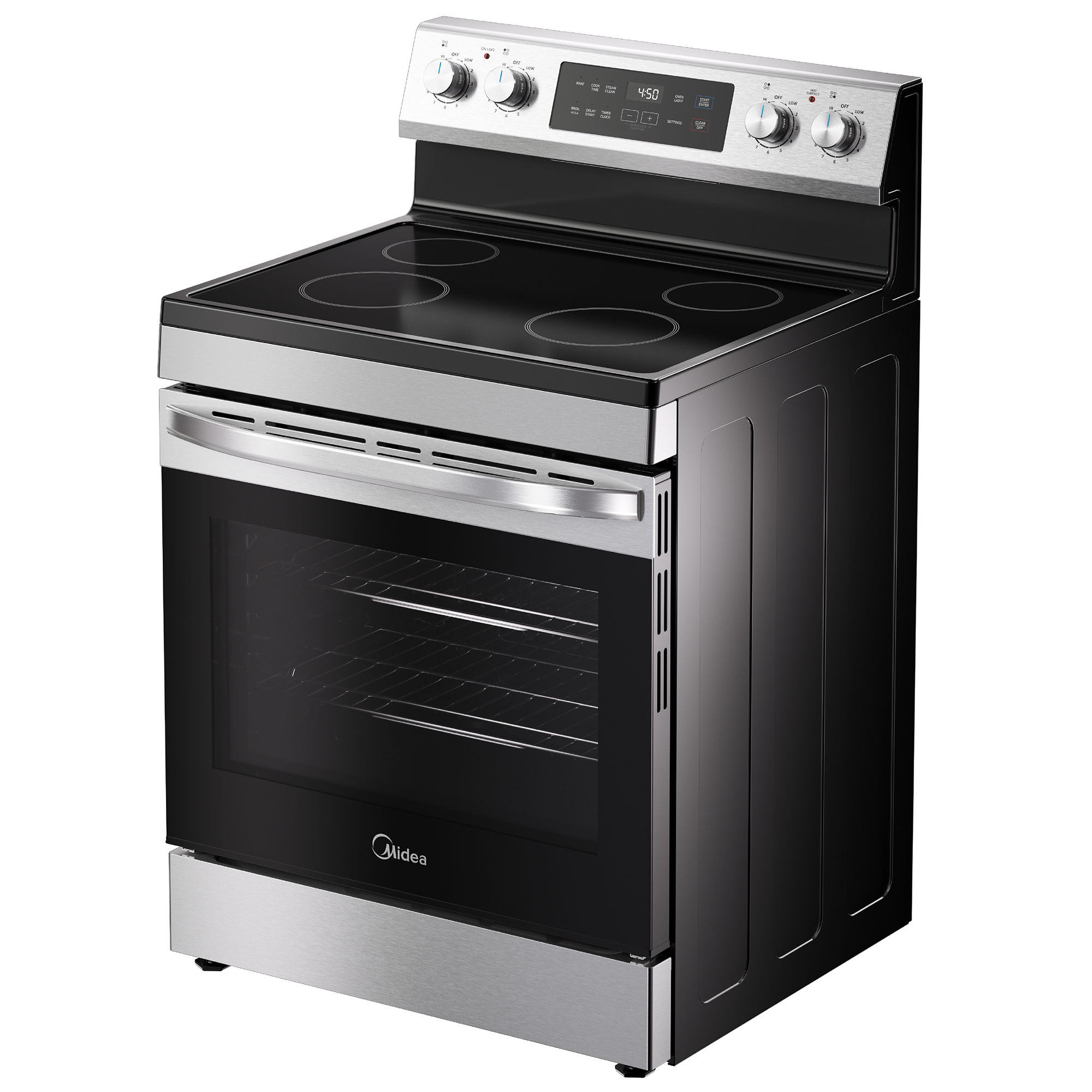 Midea* 30 inch 6.3 cu.ft. Electric Range, Stainless Steel - Image 2