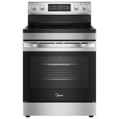 Midea* 30 inch 6.3 cu.ft. Electric Range, Stainless Steel