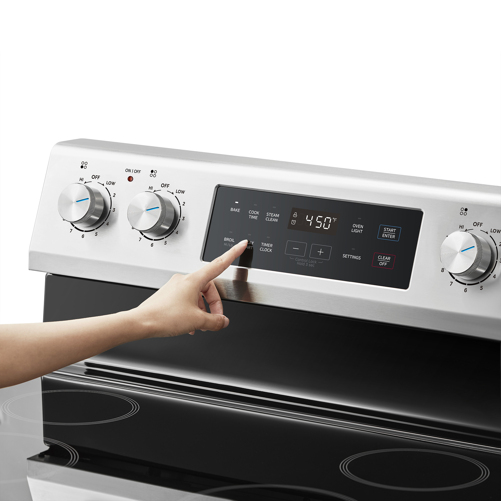 Midea* 30 inch 6.3 cu.ft. Electric Range, Stainless Steel - Image 7