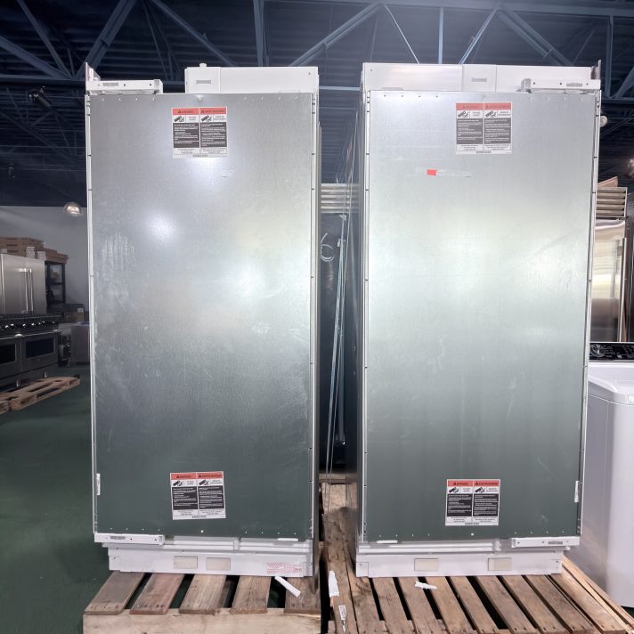 Sub-Zero* Designer Series 72'' Side-by-Side Column Set with 36 Inch Refrigerator and 36 Inch Freezer Panel Ready