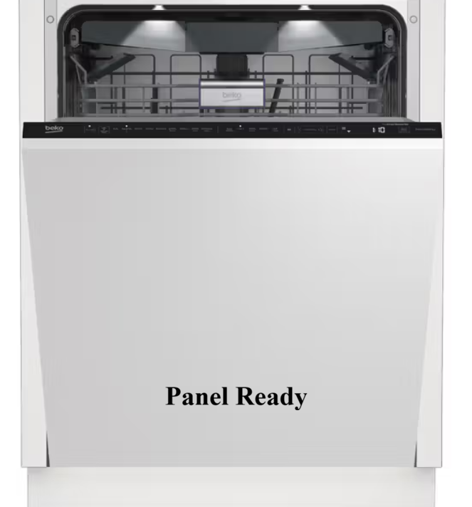 Beko* Tall Tub Dishwasher, 16 place settings, 39 dBa, Fully Integrated Panel Ready