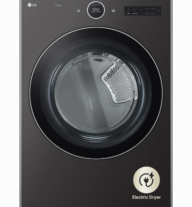 LG* 7.4 cu. ft. Ultra Large Capacity Smart Front Load Electric Dryer with Built-In Intelligence & TurboSteam