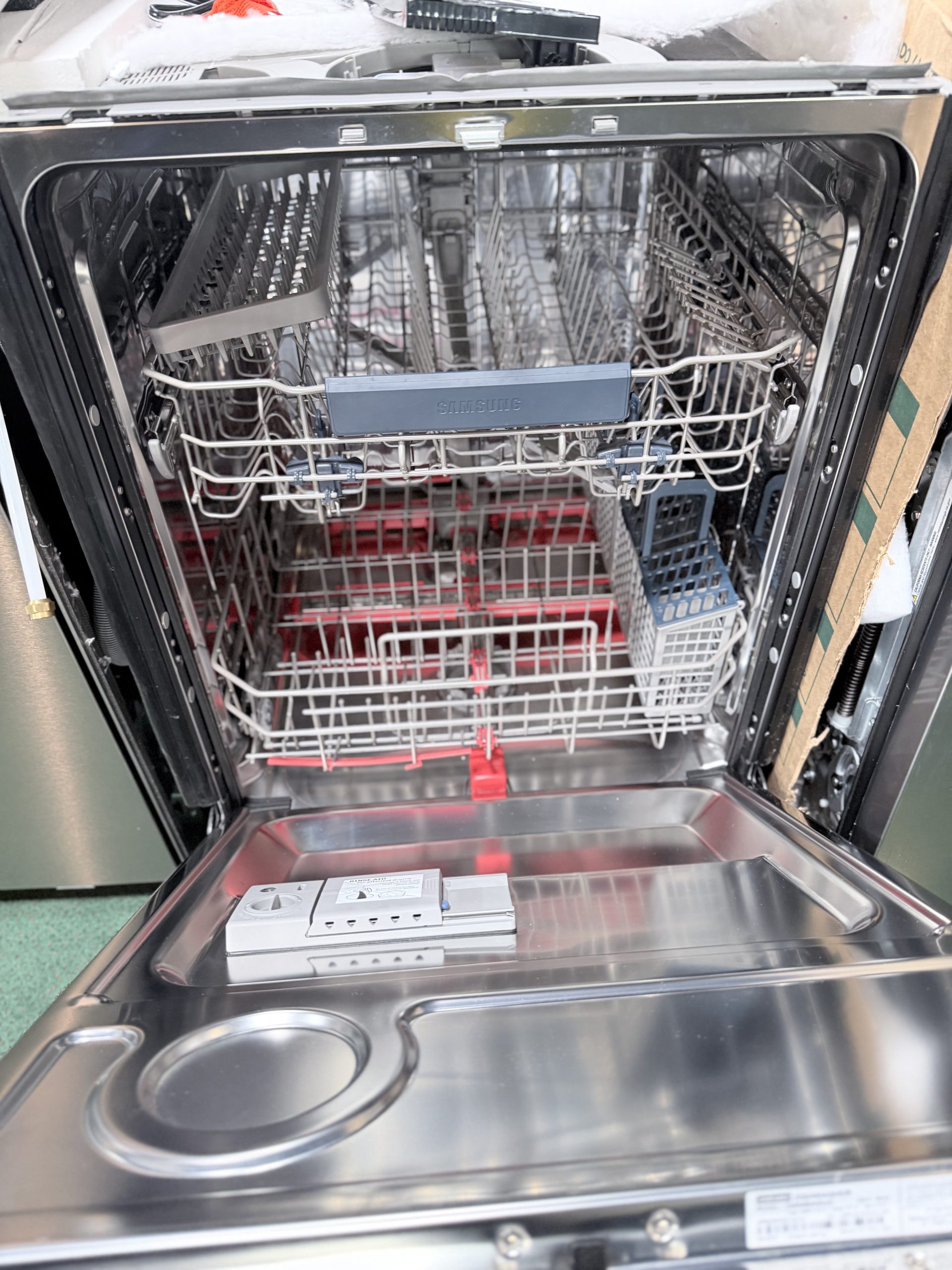 Samsung* Top Control Dishwasher With Waterwall Technology: Black Stainless Steel - Image 2