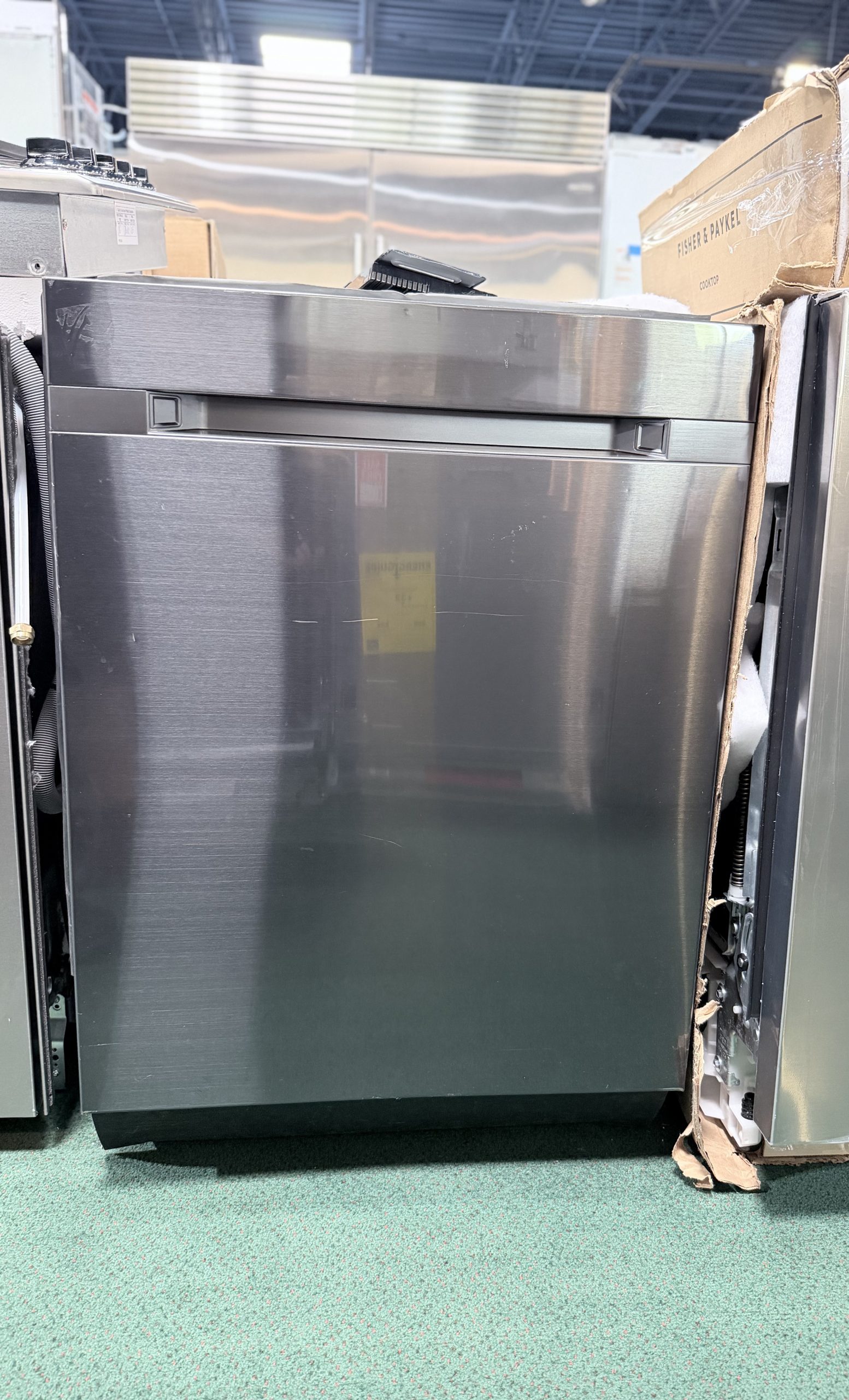 Samsung* Top Control Dishwasher With Waterwall Technology: Black Stainless Steel