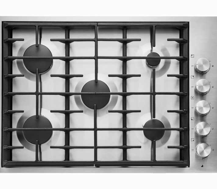 JennAir* Euro-Style Series 30" 5-Burner Gas Cooktop