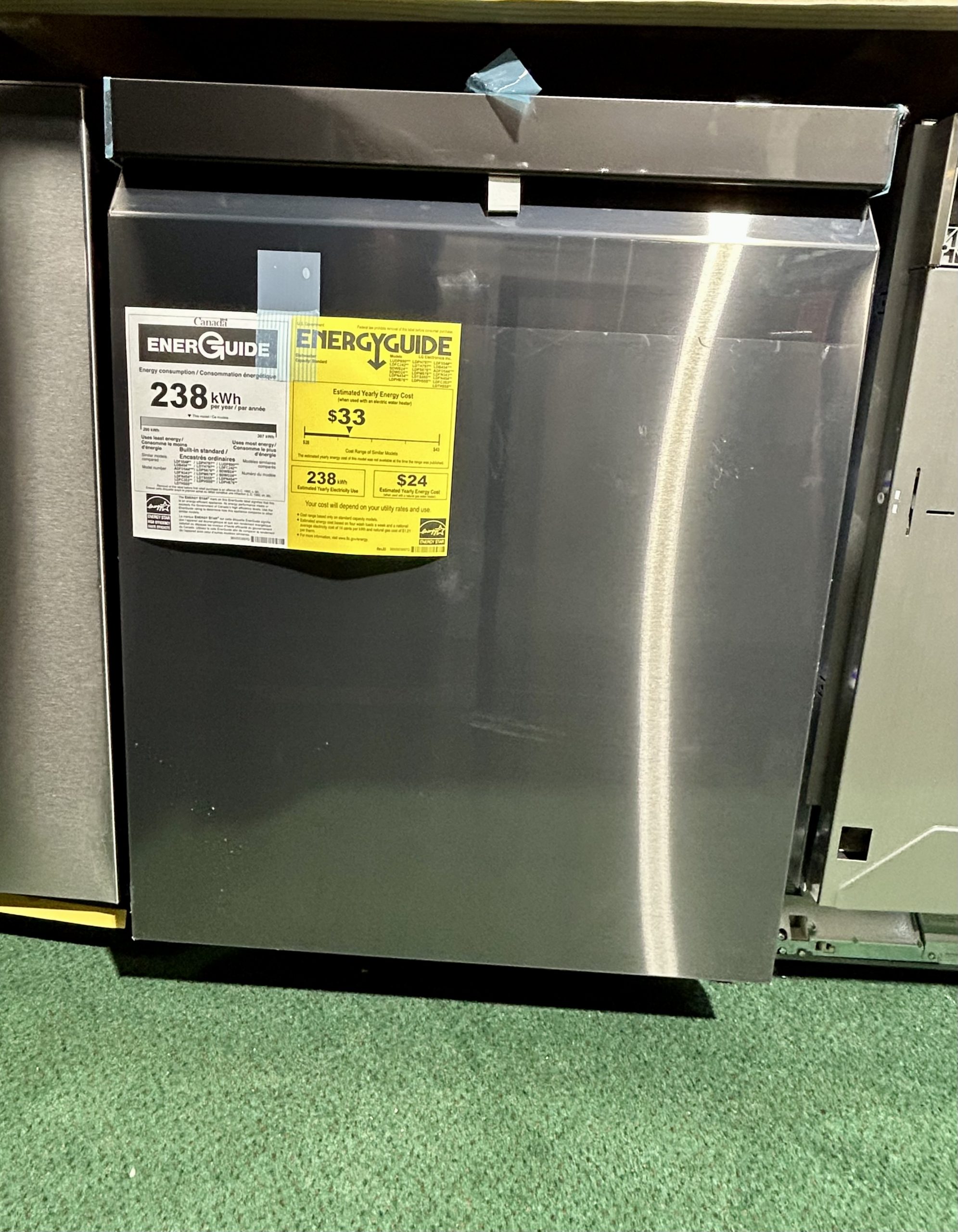 LG* 24 Inch Top Control Wi-Fi Enabled Dishwasher with QuadWash™ Pro