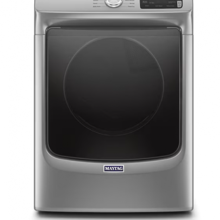 Maytag* 7.3-cu ft Stackable Vented Electric Dryer with Steam Cycle ( Metallic Slate )