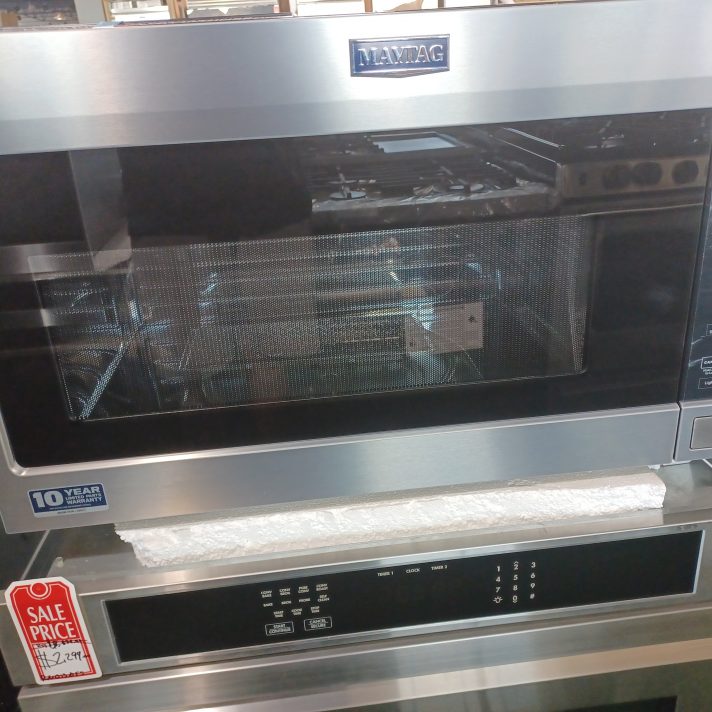 Maytag* Over-the-Range Microwave with Dual Crisp feature - 1.9 cu. ft.