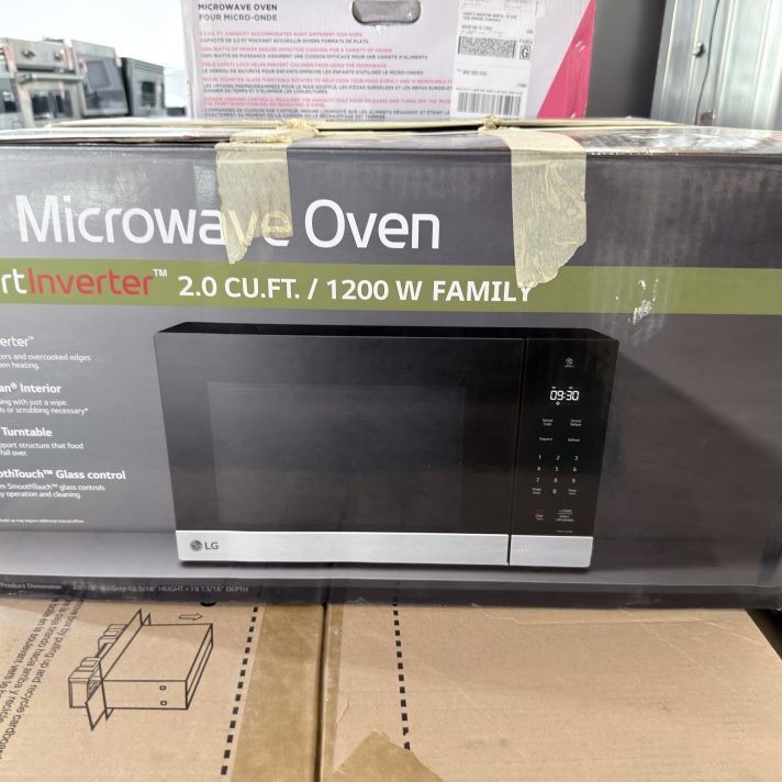 LG* 2-cu ft 1200 -Watt Inverter Technology Countertop Microwave ( Stainless Steel )
