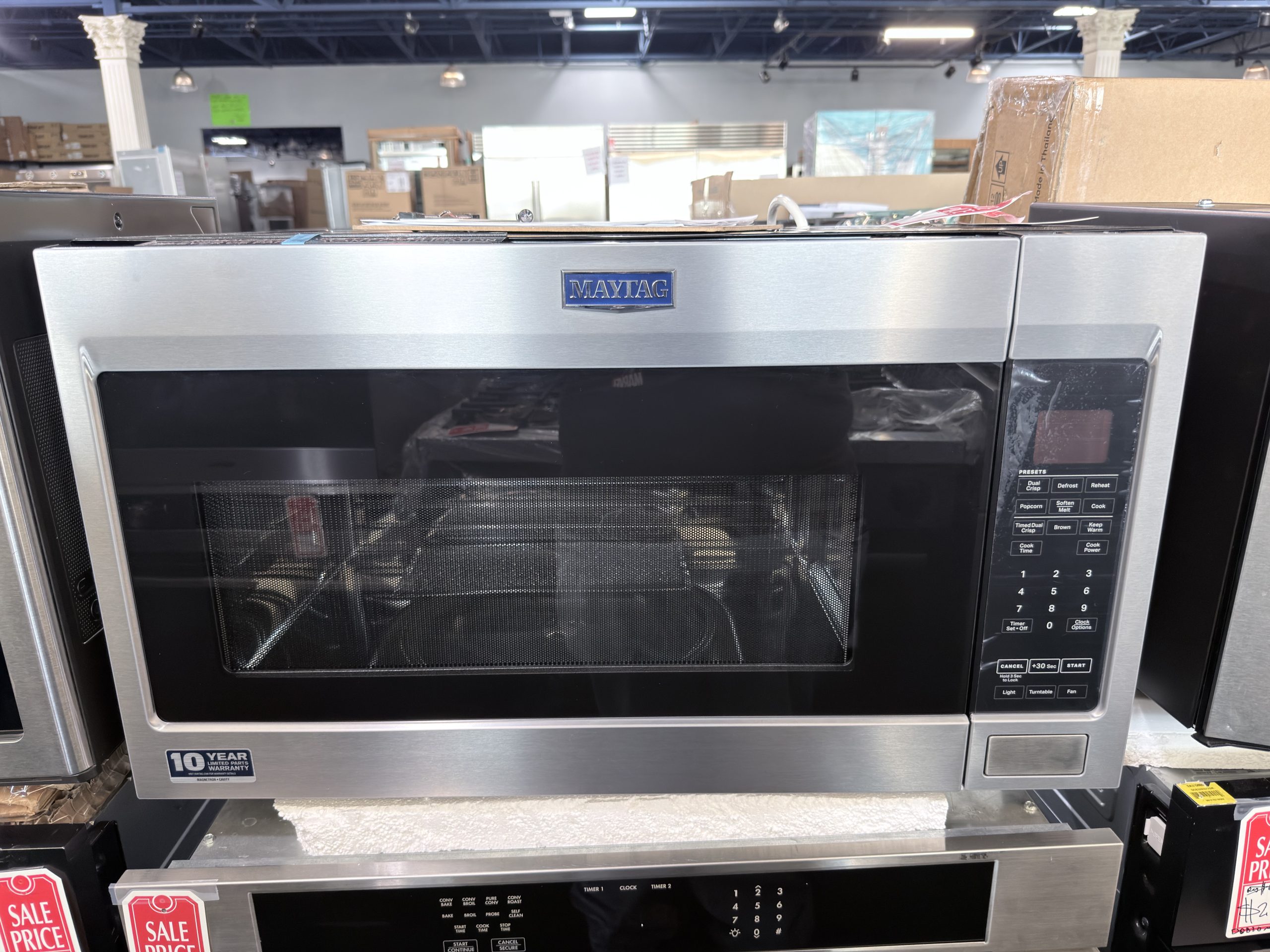 Maytag* Over-the-Range Microwave with Dual Crisp feature - 1.9 cu. ft.