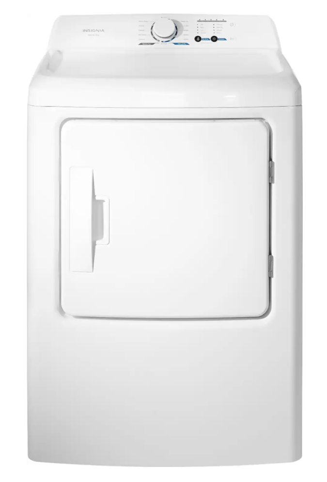 Insignia* - 6.7 Cu. Ft. Gas Dryer with Sensor Dry - White