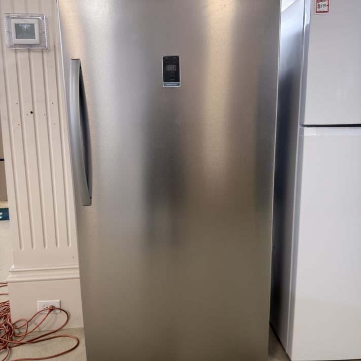 Insignia*  17 Cu. Ft. Garage Ready Convertible Upright Freezer with ENERGY STAR Certification - Stainless Steel