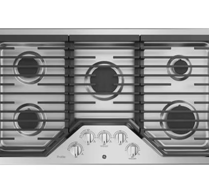Whirlpool* 36" Gas Cooktop - Stainless Steel