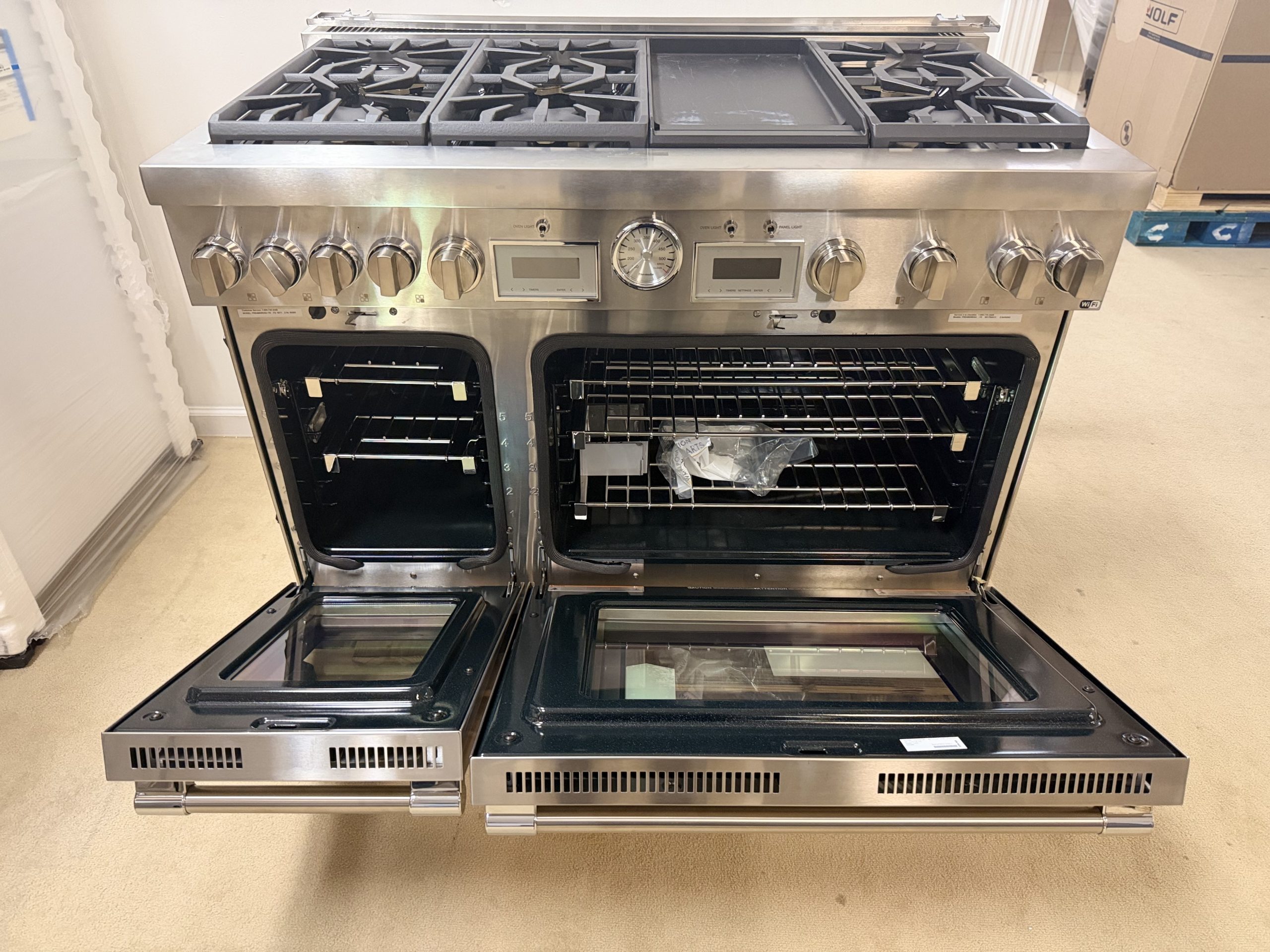 Thermador* Dual Fuel Professional Range 48'' Pro Grand® Commercial Depth Stainless steel - Image 3