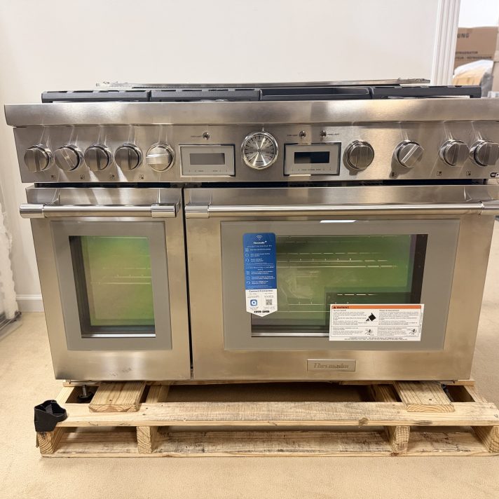Thermador* Dual Fuel Professional Range 48'' Pro Grand® Commercial Depth Stainless steel
