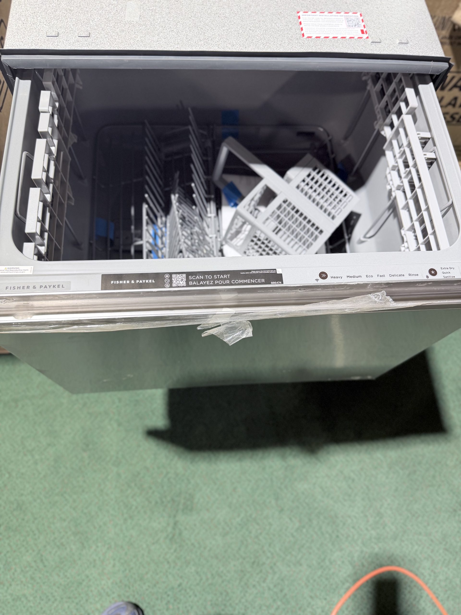 Fisher & Paykel* Series 9 Contemporary Tall Double DishDrawer™ Dishwasher - Image 2