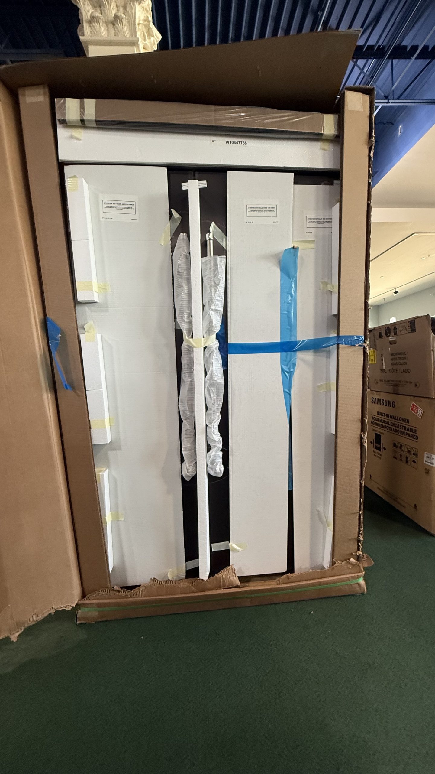 KitchenAid* 48′′ Built-In Side-by-Side Refrigerator with Ice and Water